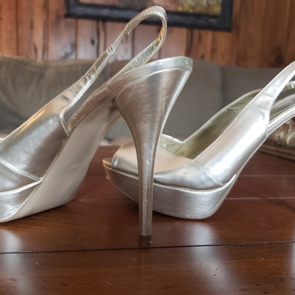 Guess Metallic Gold Stilettos - Picture 3 of 4